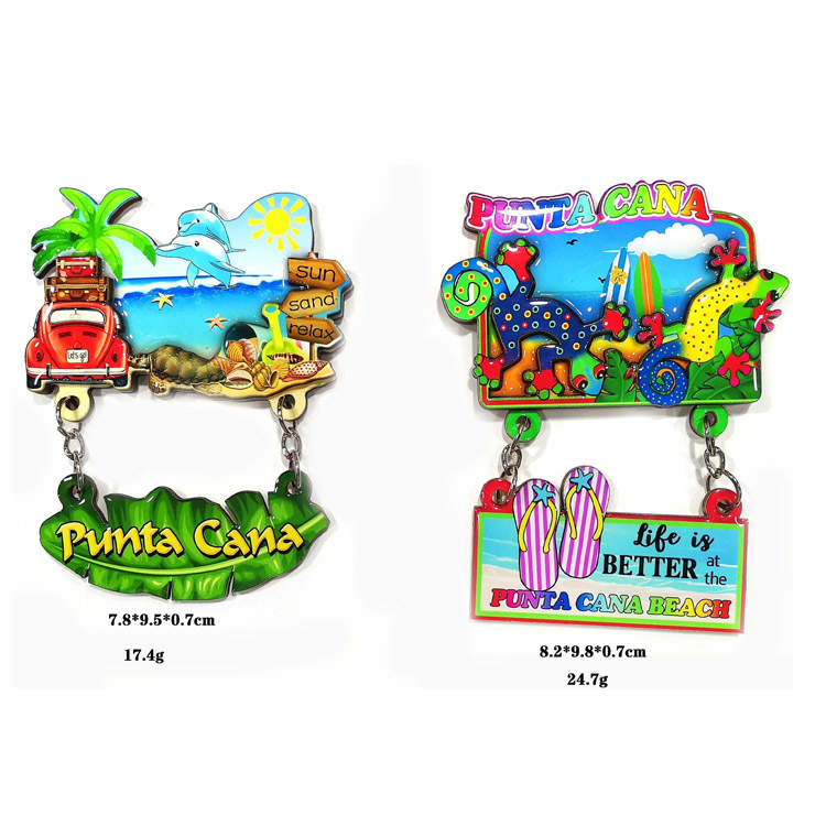 3D 맞춤형 지중해 디자인 기념품 냉장고 자석