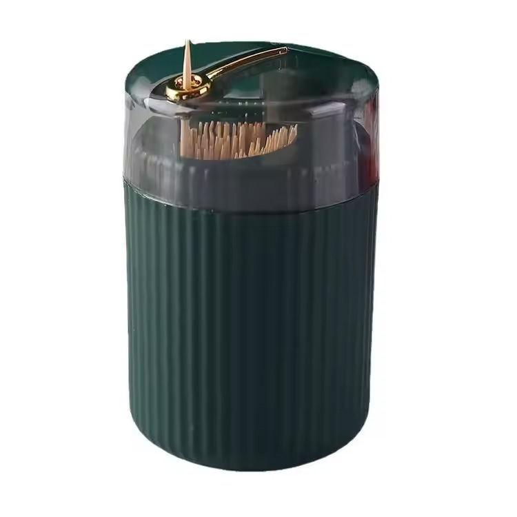 디스펜서 푸시형 보관함 이쑤시개 용기 홀더