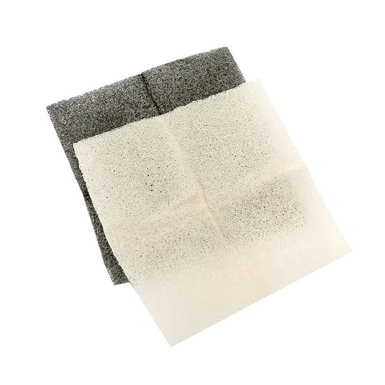 얼굴 클렌징 Konjac 수건 스퀘어 Konjac 스폰지 타월