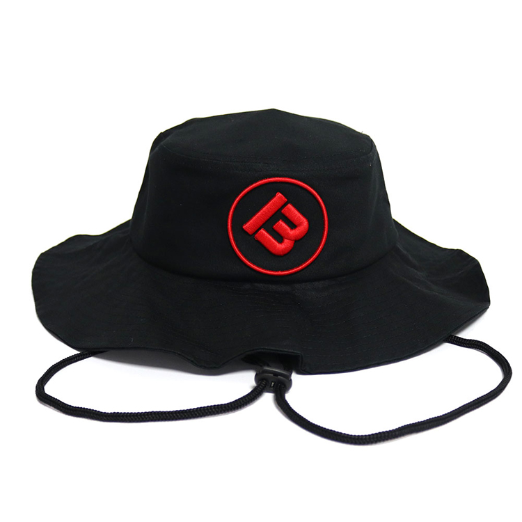 공장 직접 자외선 차단 모자 넓은 테두리 방풍 로프
