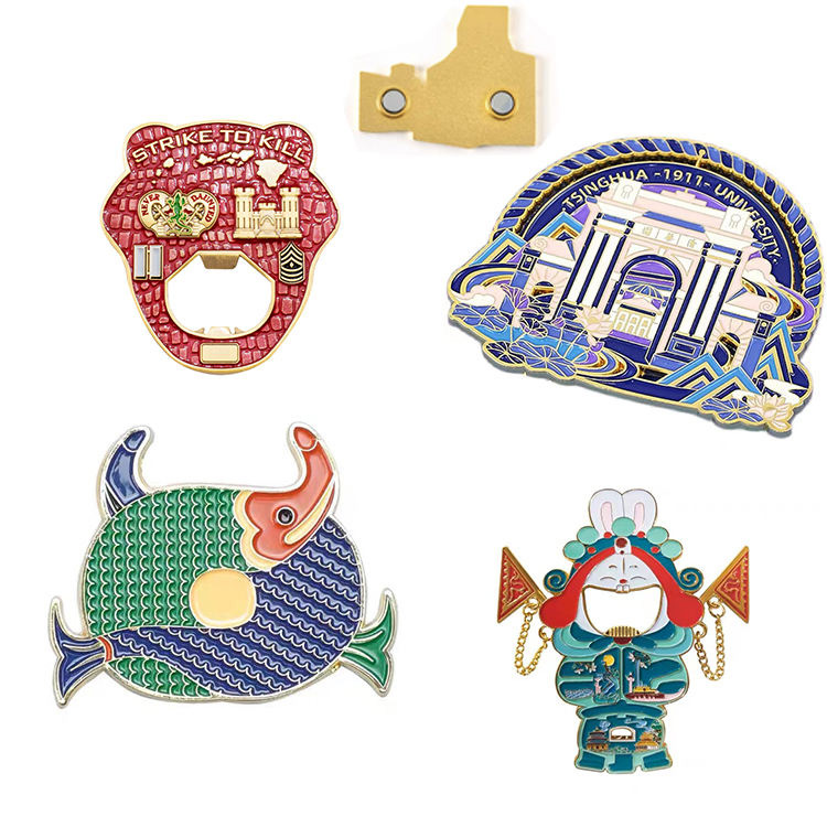 반짝이는 금속 냉장고 자석 프로모션 냉장고 자석