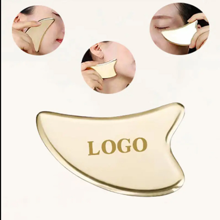 제이드 페이셜 마사지 심장 모양의 마사지 페이스 gua sha