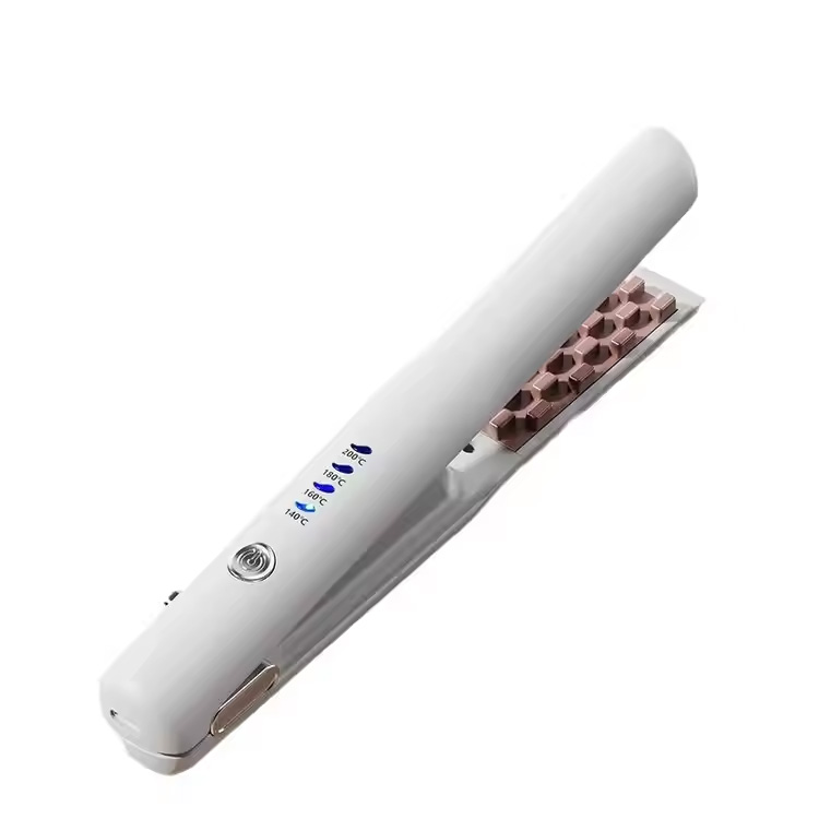 미니 무선 충전식 헤어 스트레이트 너와 컬링 아이언