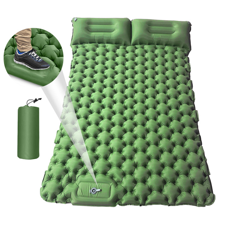 야외 휴대용 10cm 두께 더블 캠핑 매트리스