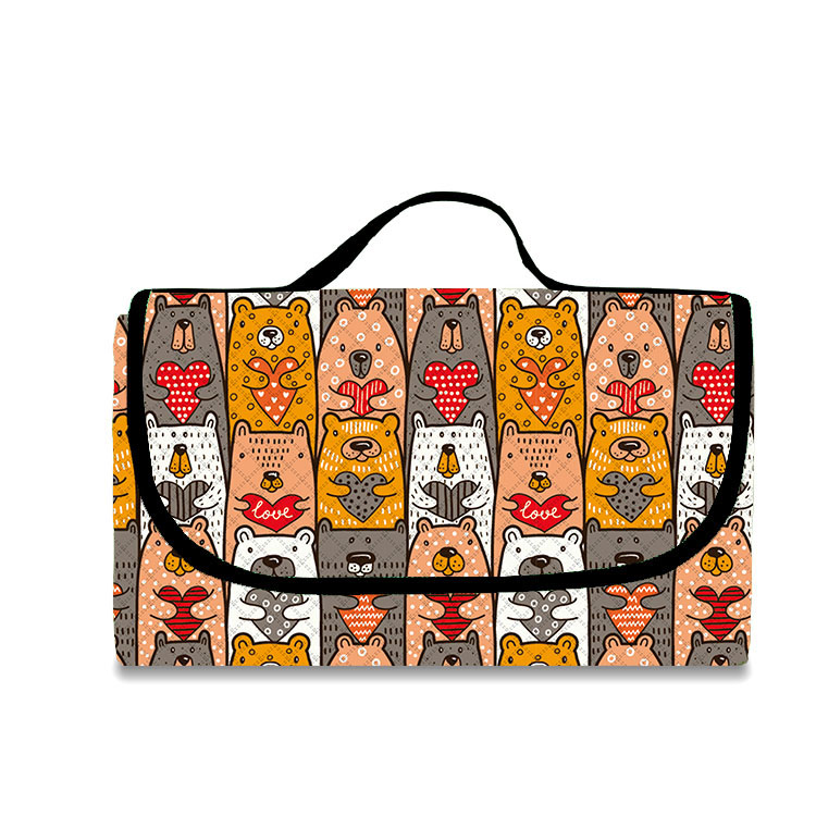 피크닉 러그 롤업 휴대용 야외 캠핑 피크닉 매트