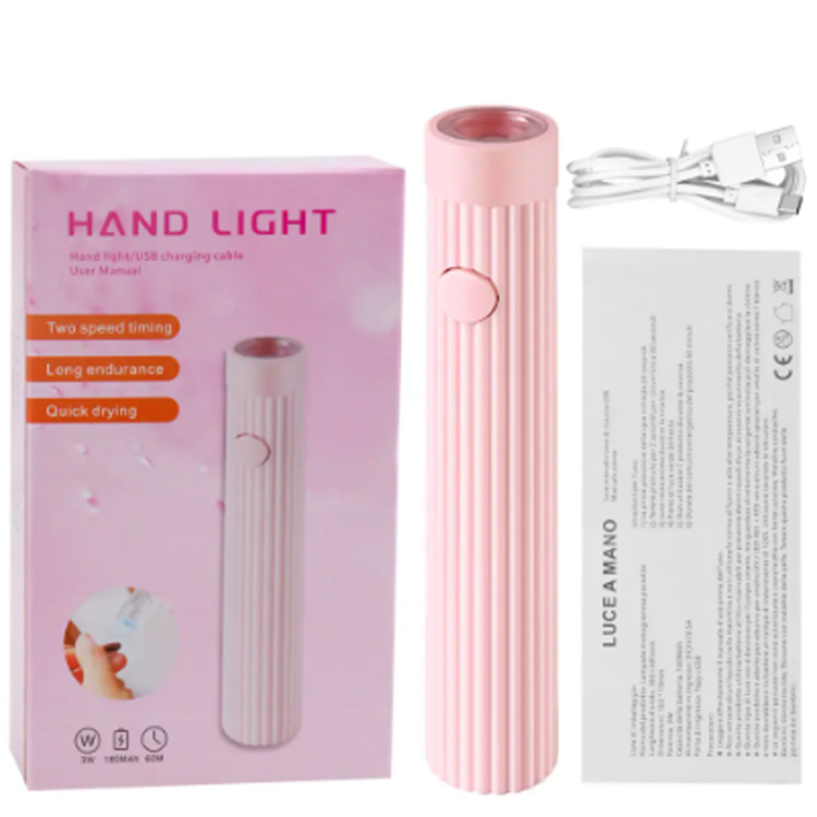 휴대용 미니 UV LED 네일 아트 핸드 헬드 워드 램프